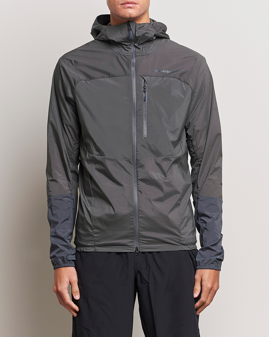 Heren | Jassen | Peak Performance | Vislight Wind Jacket Motion Grey/Omber Blue