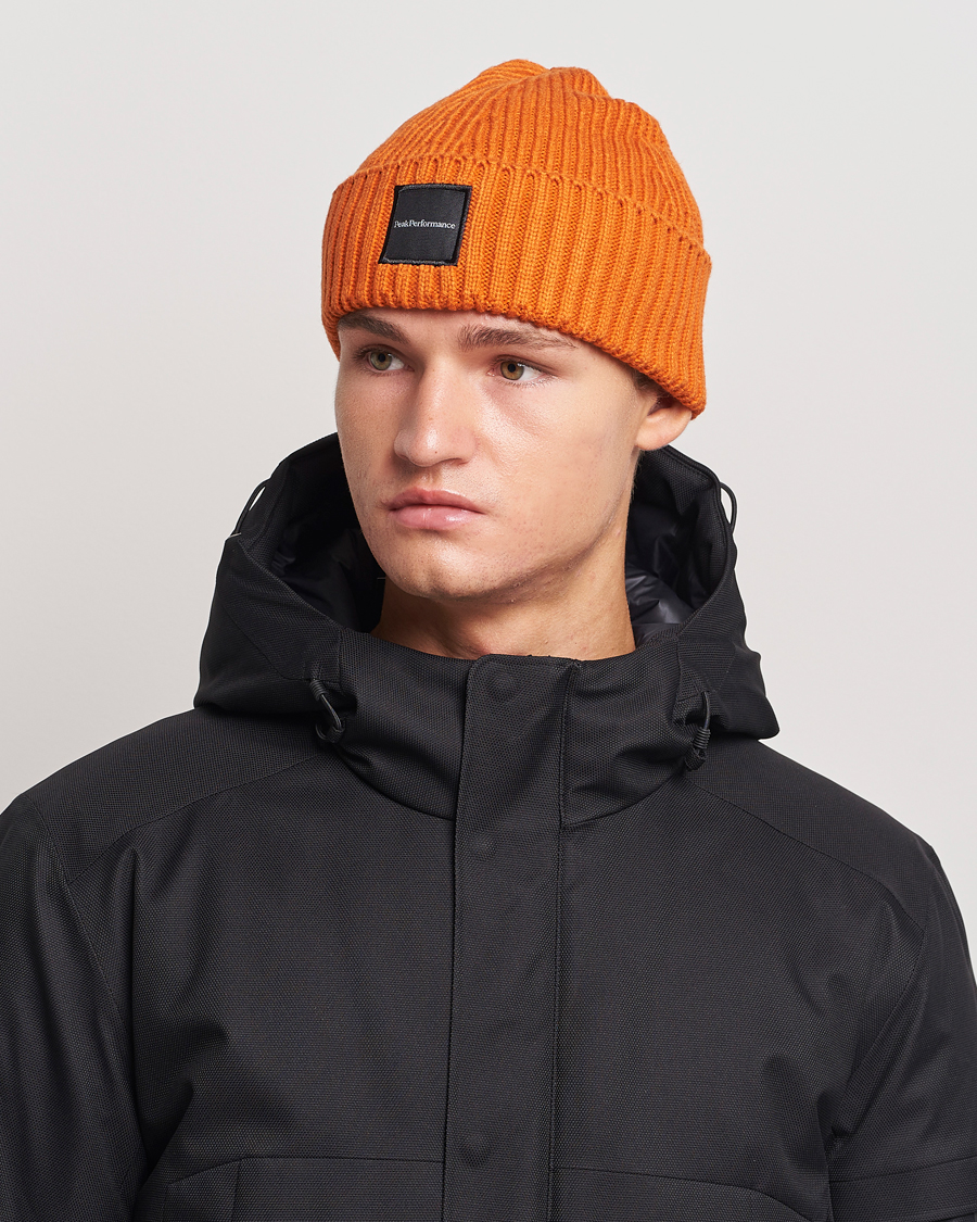 Heren |  | Peak Performance | Cornice Ribbed Hat Gold Flame