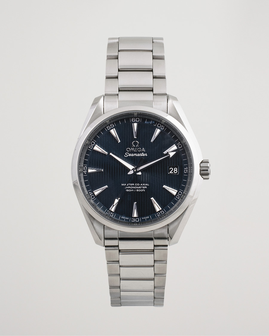 Heren | Omega Pre-Owned Seamaster Aqua Terra 231.10.42.21.03.003 Steel Blue | Omega Pre-Owned | Seamaster Aqua Terra 231.10.42.21.03.003 Steel Blue