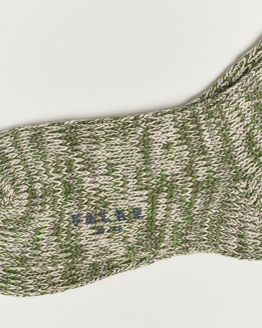 Herr |  | Falke | Brooklyn Cotton Sock Thyme Green