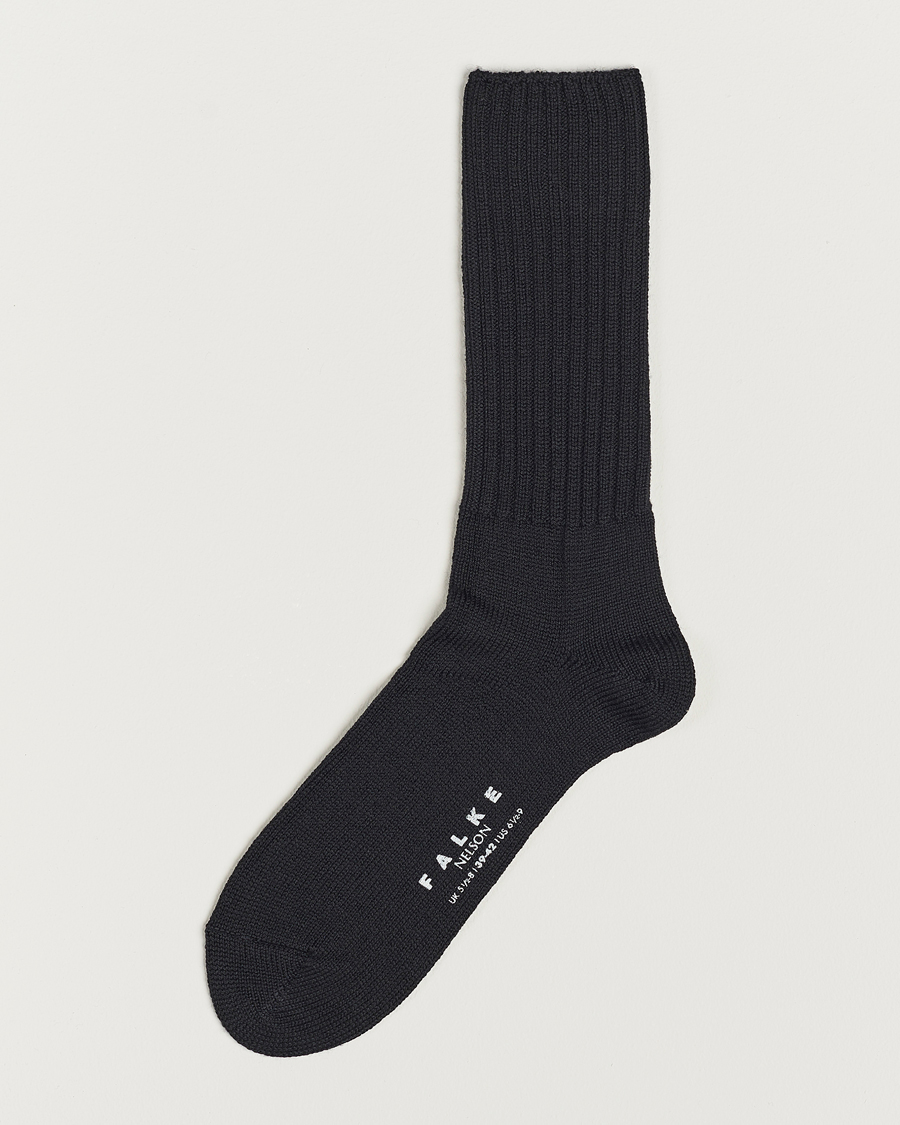 Heren |  | Falke | Nelson Wool Boot Sock Black