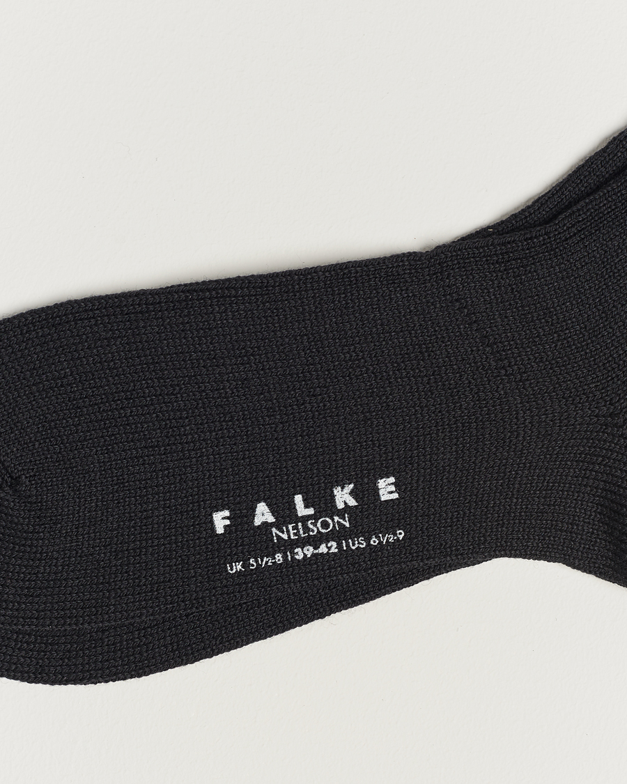 Heren |  | Falke | Nelson Wool Boot Sock Black