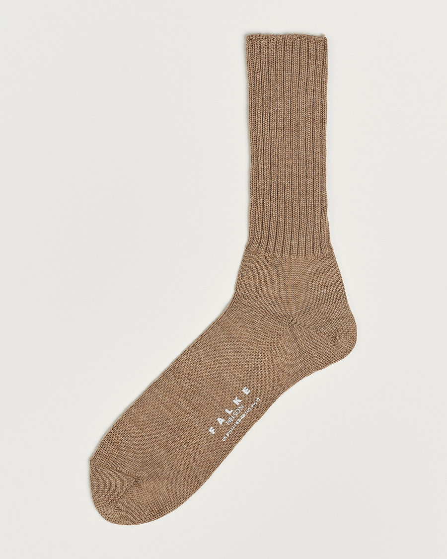 Heren |  | Falke | Nelson Wool Boot Sock Nutmeg Melange