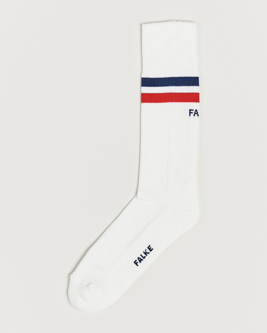 Heren | Ondergoed | Falke | Dynamic Tennis Sock White/Blue/Red