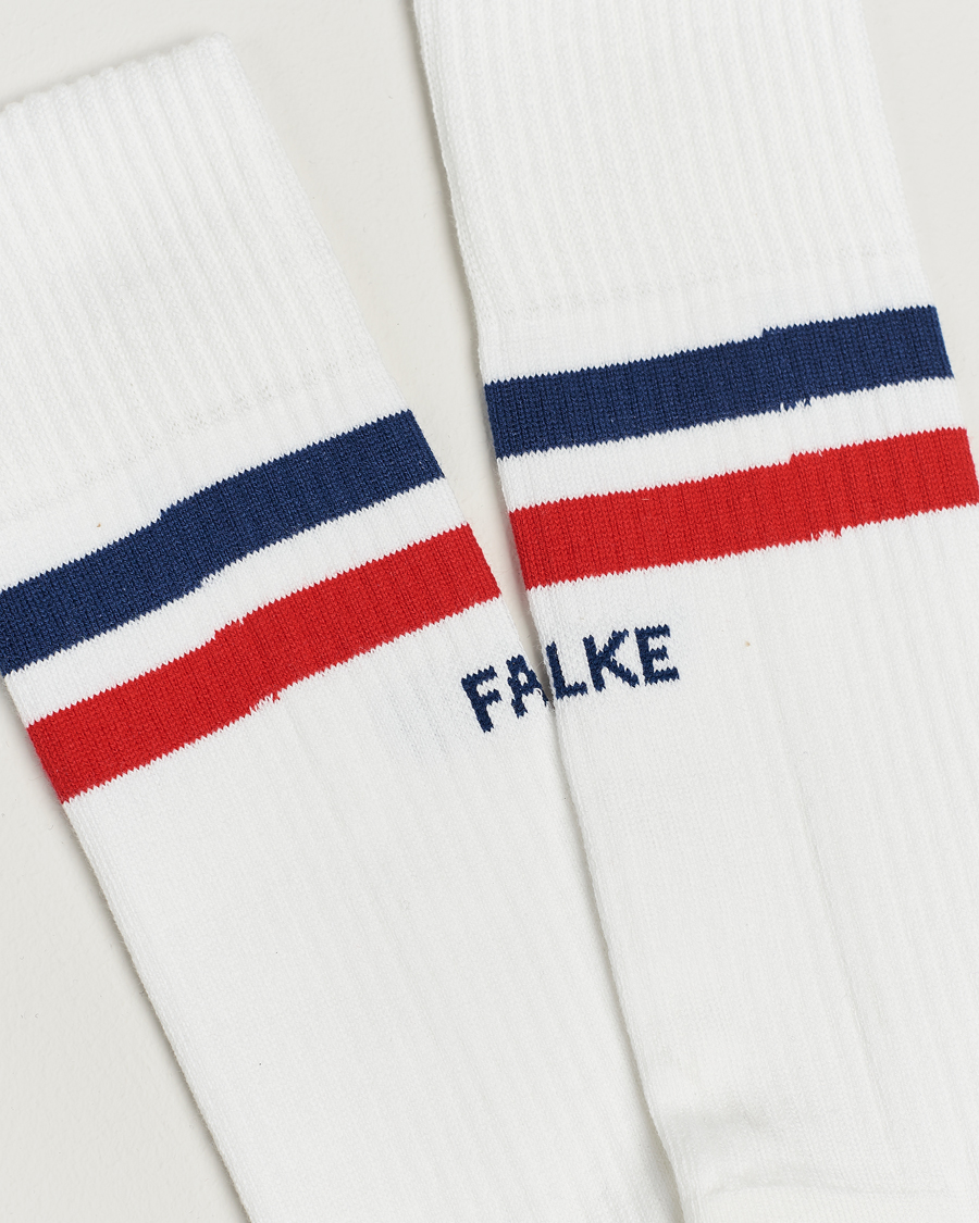 Heren | Ondergoed | Falke | Dynamic Tennis Sock White/Blue/Red