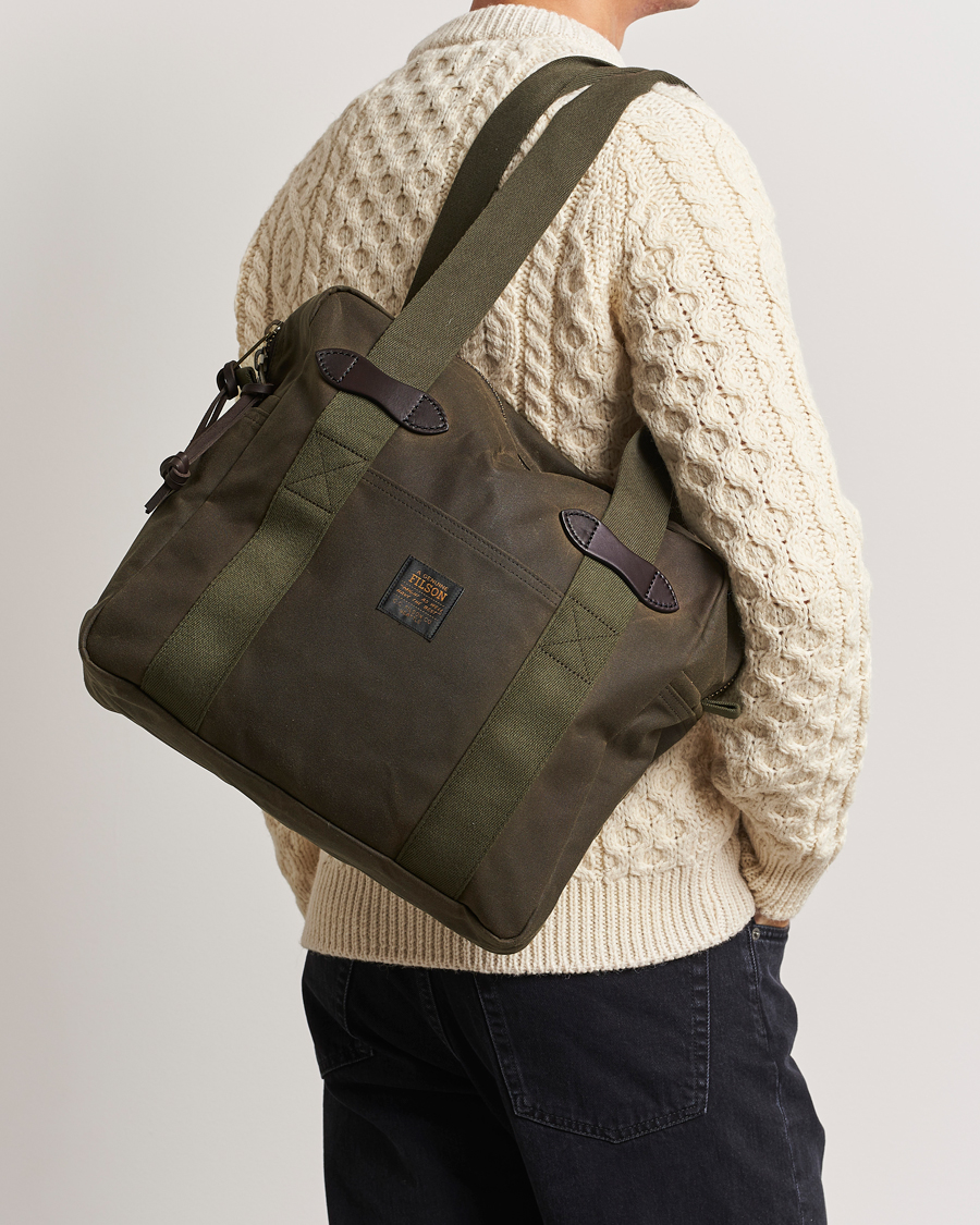 Men | Filson | Filson | Tin Cloth Tote Bag Otter Green