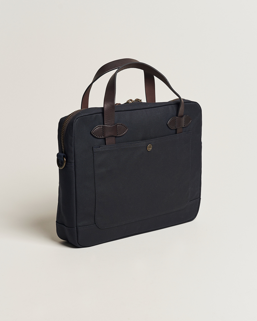 Men | Filson | Filson | Tin Cloth Compact Briefcase Navy