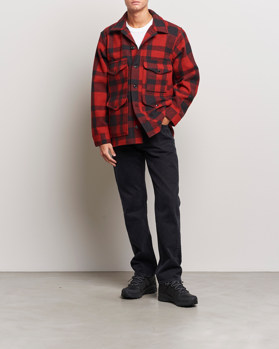Heren | Jassen | Filson | Mackinaw Wool Cruiser Brick Red