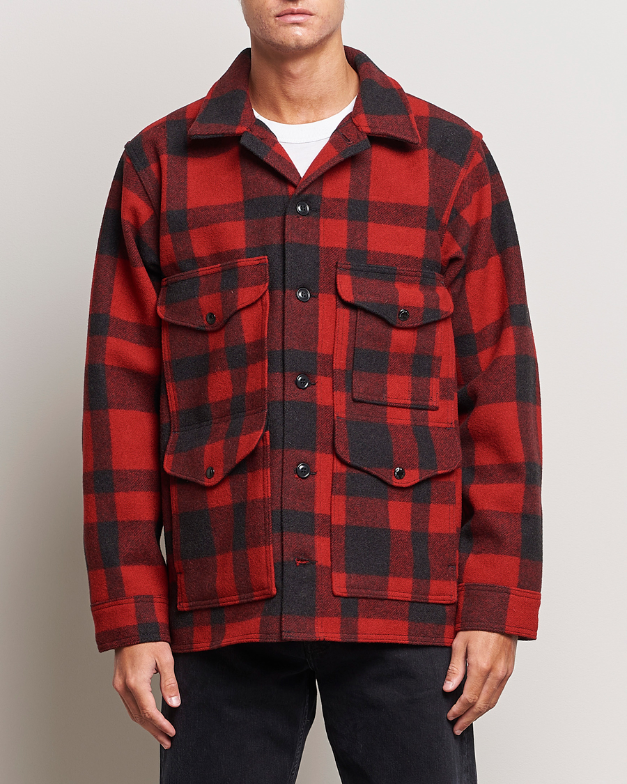 Heren | Jassen | Filson | Mackinaw Wool Cruiser Brick Red