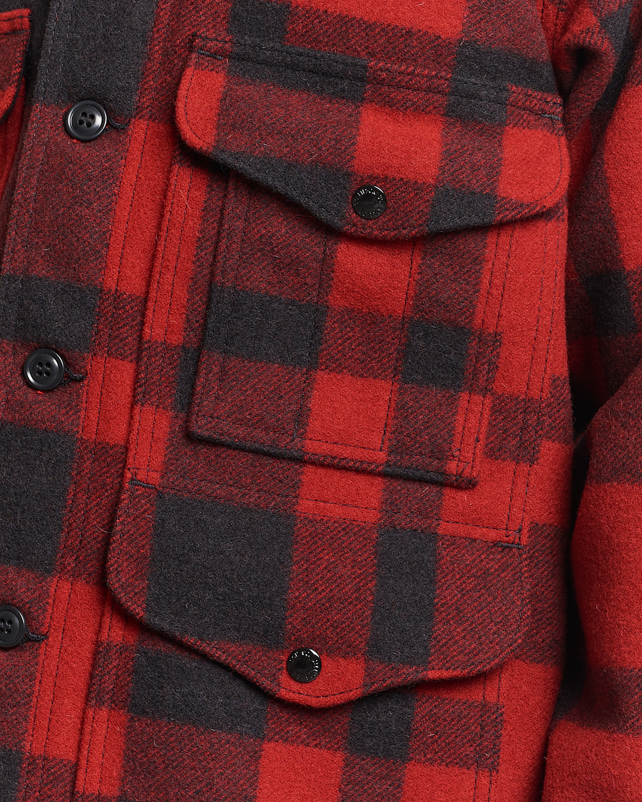 Heren | Jassen | Filson | Mackinaw Wool Cruiser Brick Red