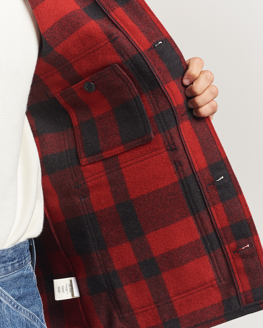 Heren | Jassen | Filson | Mackinaw Wool Cruiser Brick Red