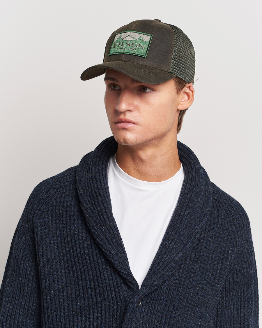 Heren | Petten | Filson | Mesh Logger Cap Otter Green