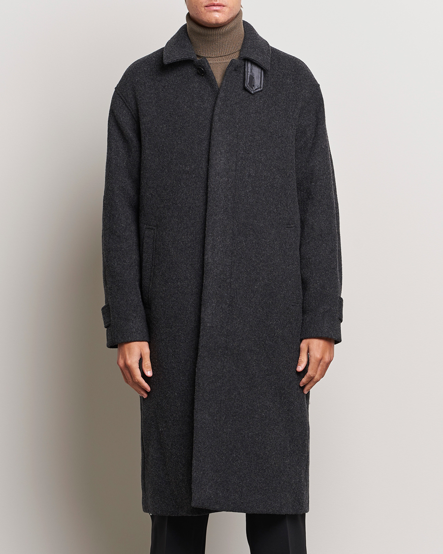 Heren | Jassen | Samsøe Samsøe | Samsøe & Samsøe Jacob Coat Black Melange