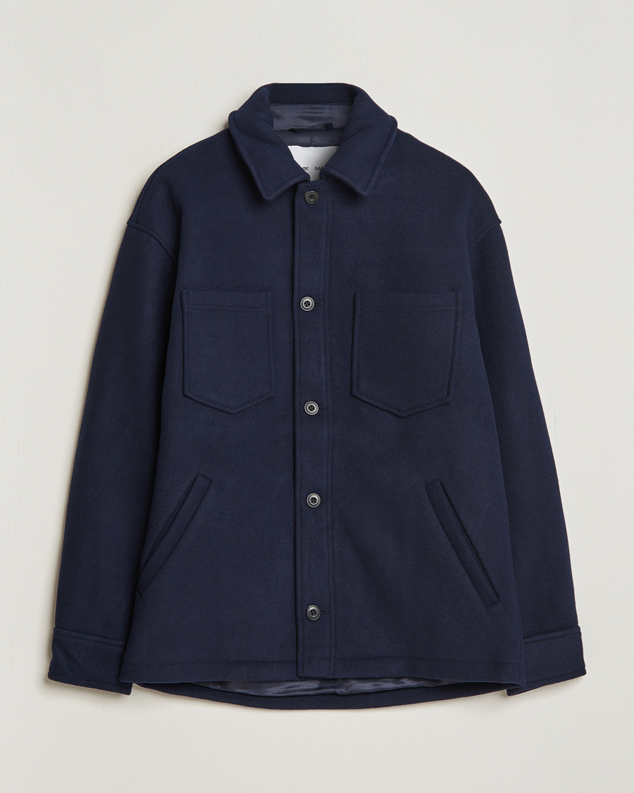 Heren | Jassen | Samsøe Samsøe | Pally Padded Shirt Jacket Salute Navy