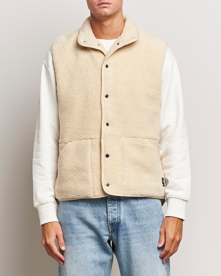 Heren | Gilets | Samsøe Samsøe | Carlo Fleece Vest Brown Rice