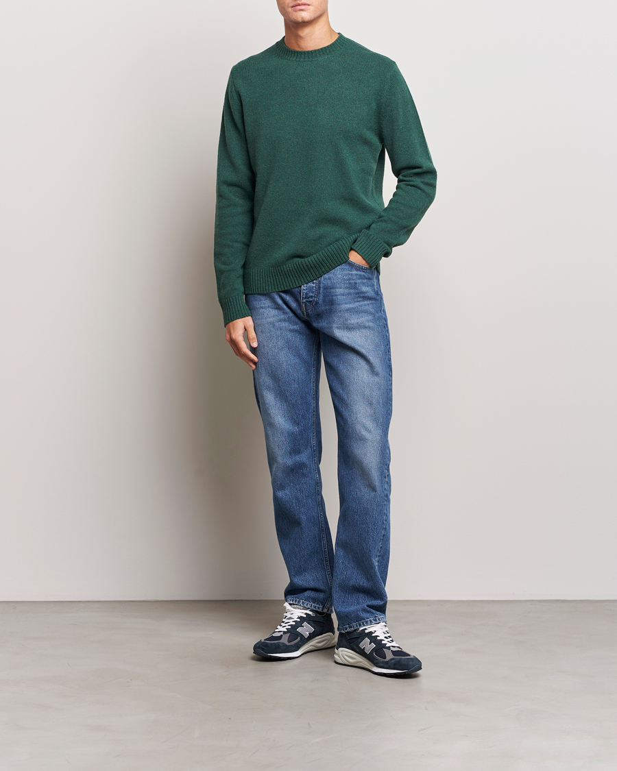Heren | Truien | Samsøe Samsøe | Samsøe & Samsøe Syllie Wool Crew Neck Garden Topiary