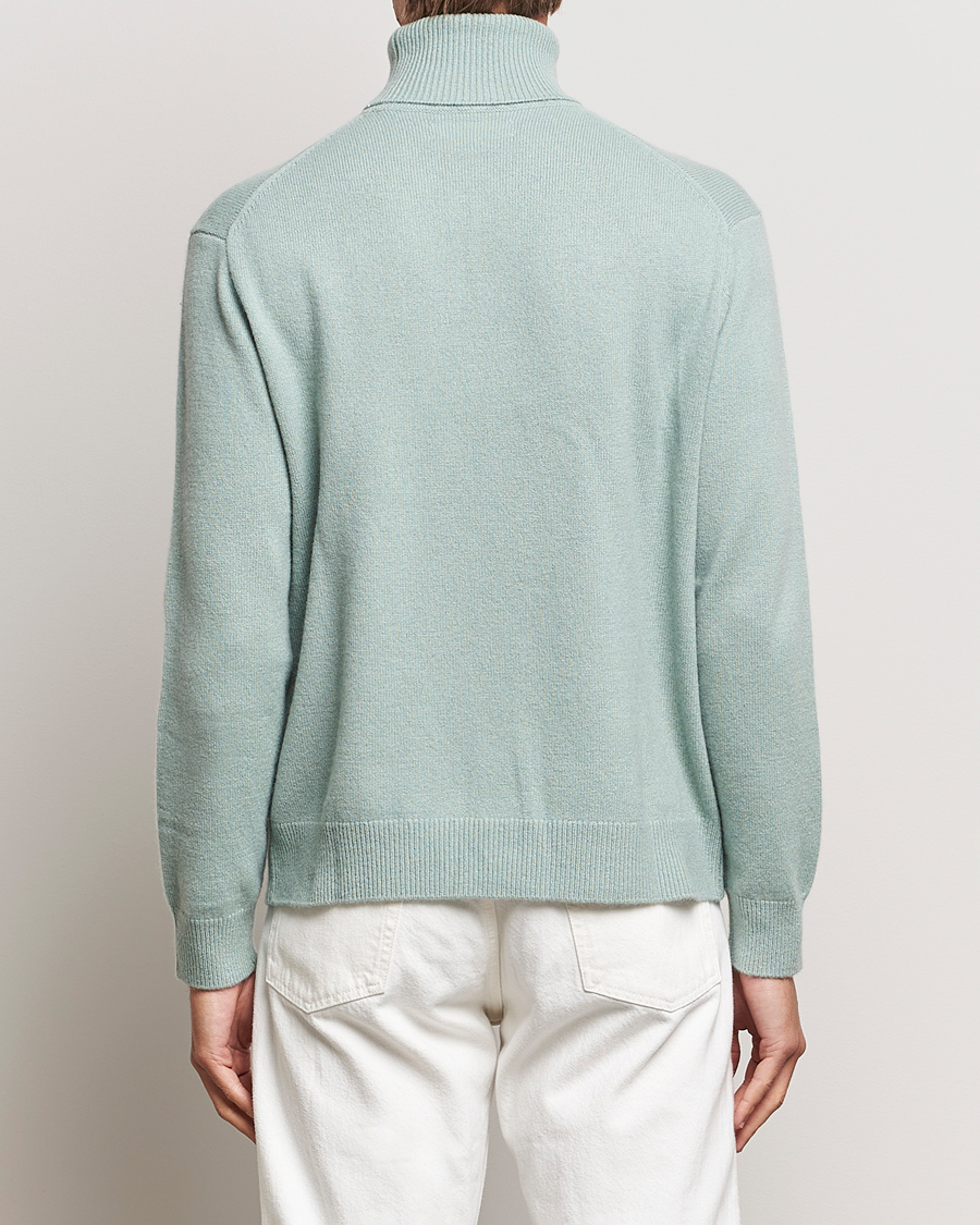 Heren | Truien | Samsøe Samsøe | Samsøe & Samsøe Viktor Wool Knitted Rollneck Iceberg Green