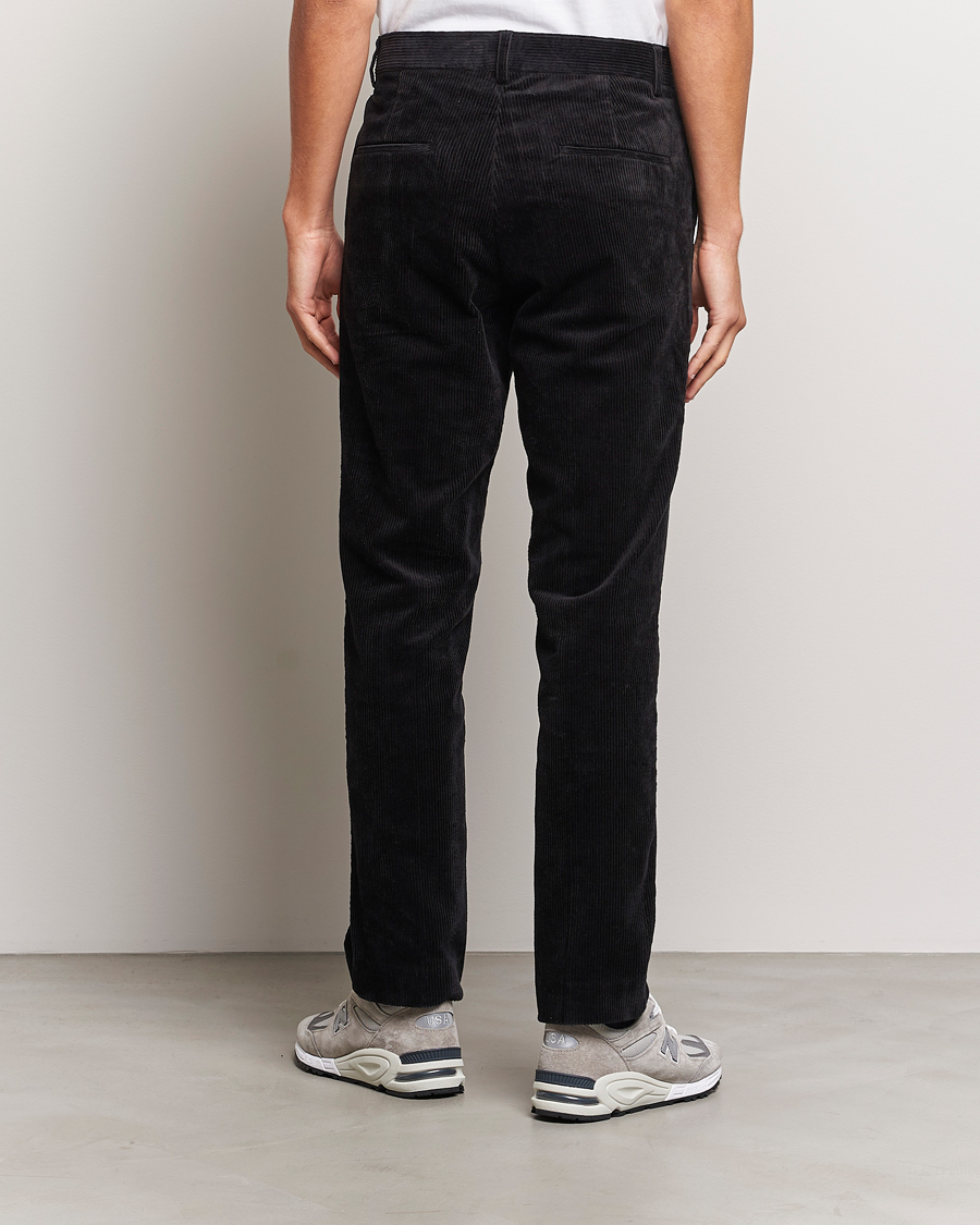 Heren | Broeken | Samsøe Samsøe | Samsøe & Samsøe Felix Corduroy Trousers Black