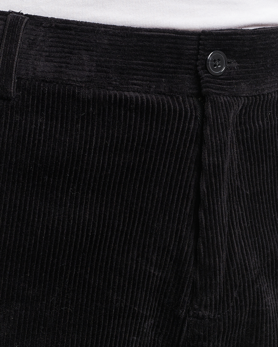 Heren | Broeken | Samsøe Samsøe | Samsøe & Samsøe Felix Corduroy Trousers Black