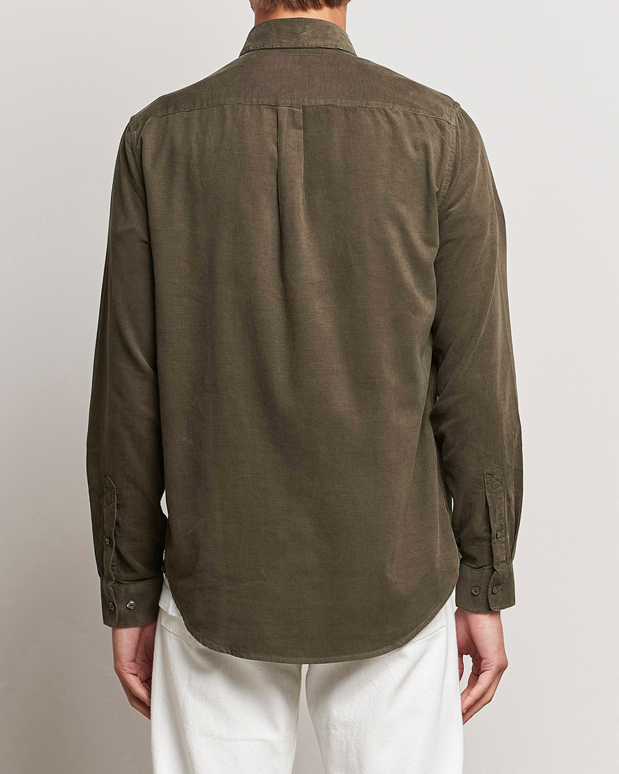 Heren | Overhemden | Samsøe Samsøe | Samsøe & Samsøe Liam Baby Cord Shirt Crocodile
