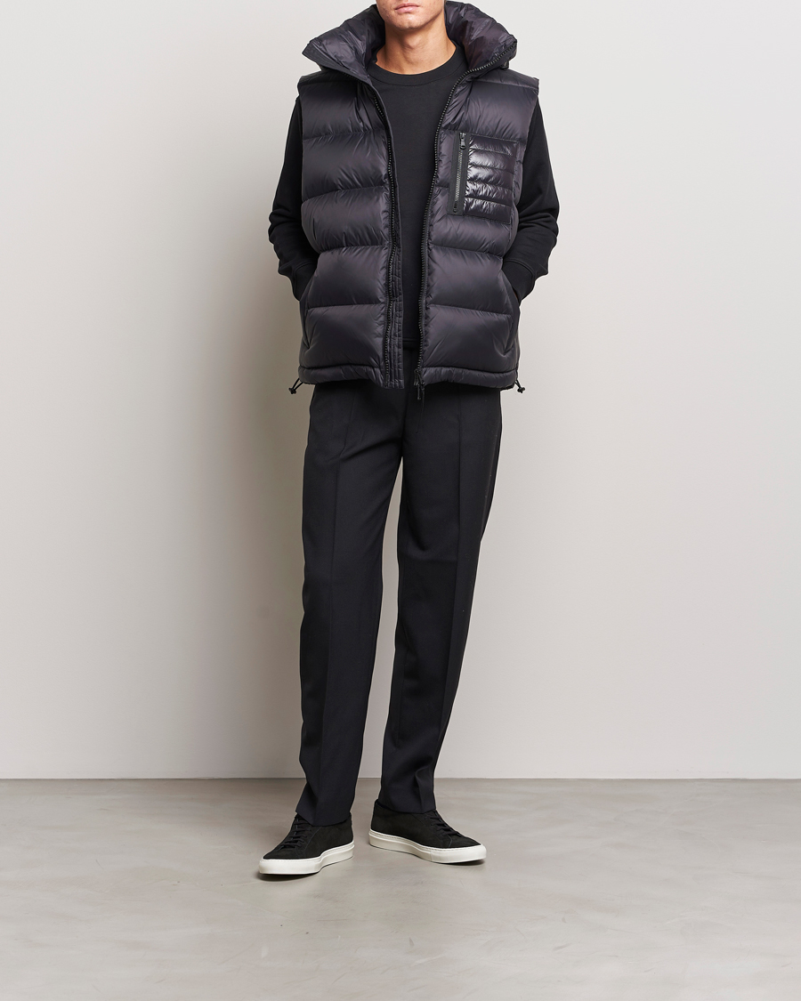 Heren | Jassen | J.Lindeberg | Duke Hoodded Down Vest Black