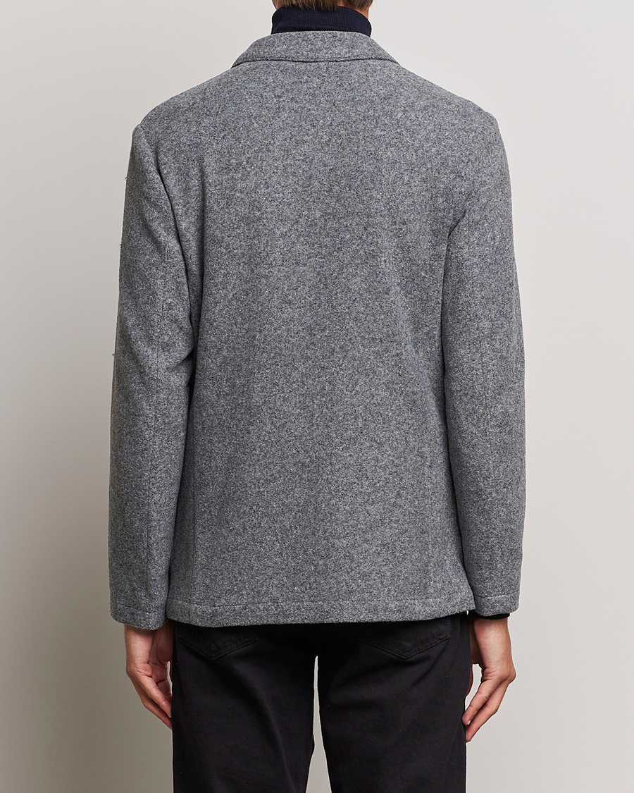 Heren | Blazers | J.Lindeberg | Carlton Wool Cardigan Blazer Mid Grey Mel