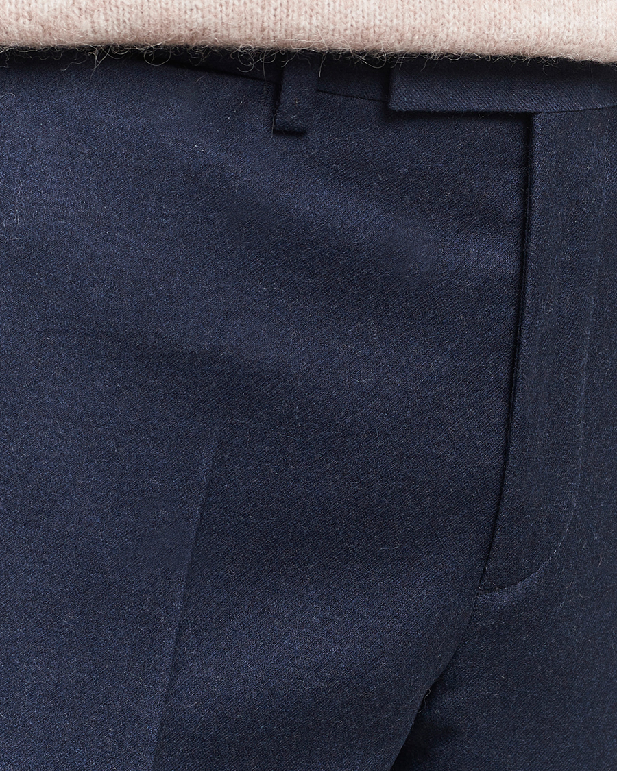 Heren | Broeken | J.Lindeberg | Grant Stretch Flannel Trousers Navy