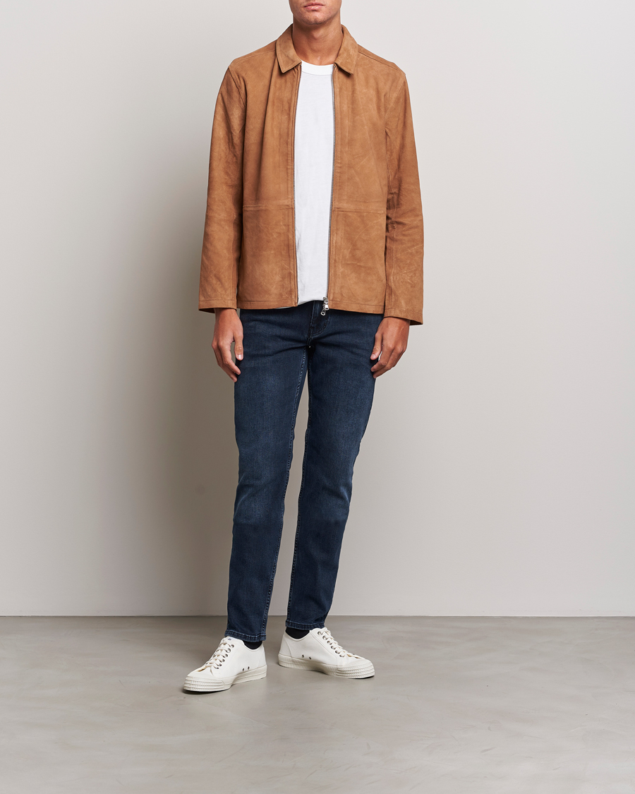 Heren | Jeans | J.Lindeberg | Jay Active Jeans Dark Blue