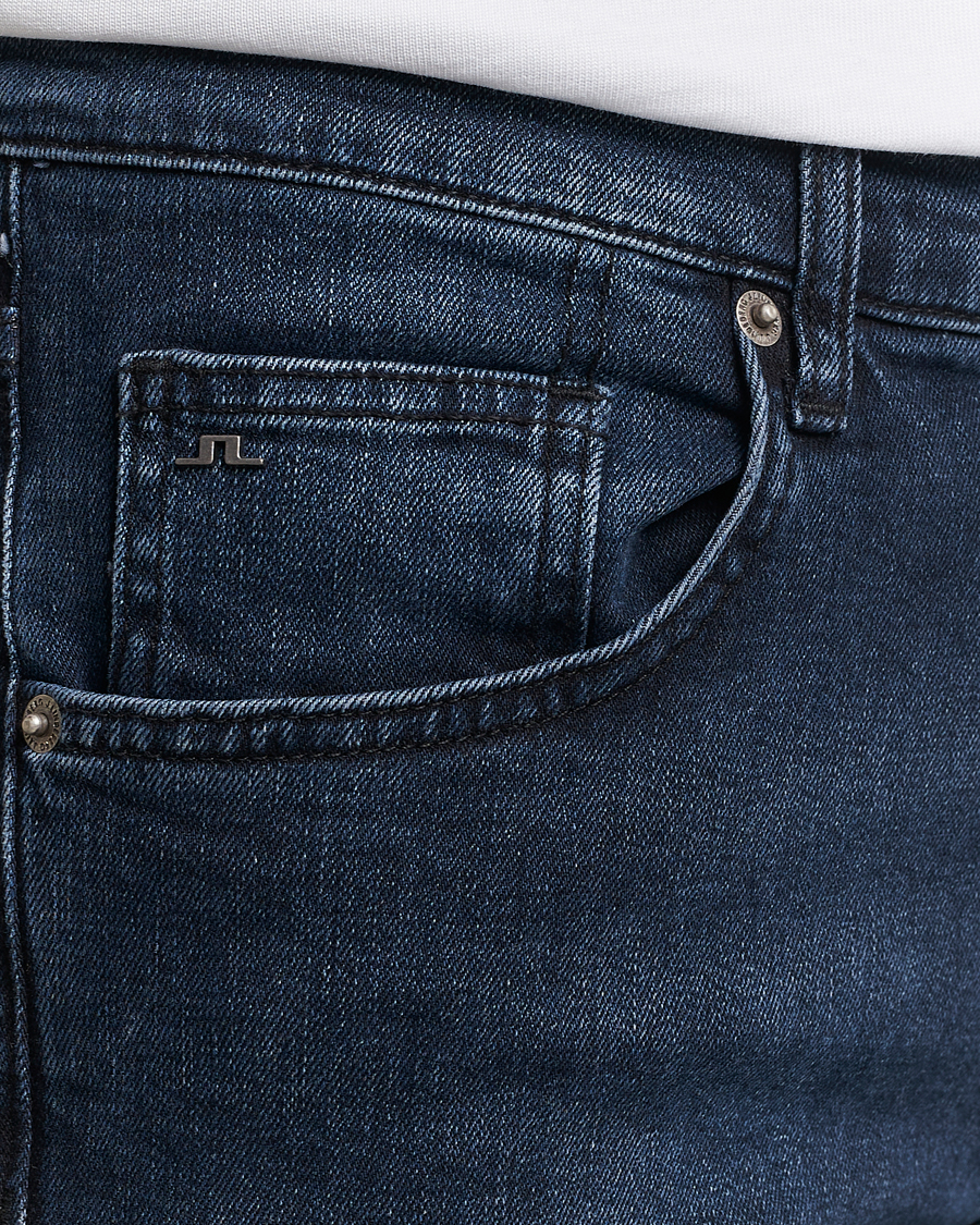 Heren | Jeans | J.Lindeberg | Jay Active Jeans Dark Blue