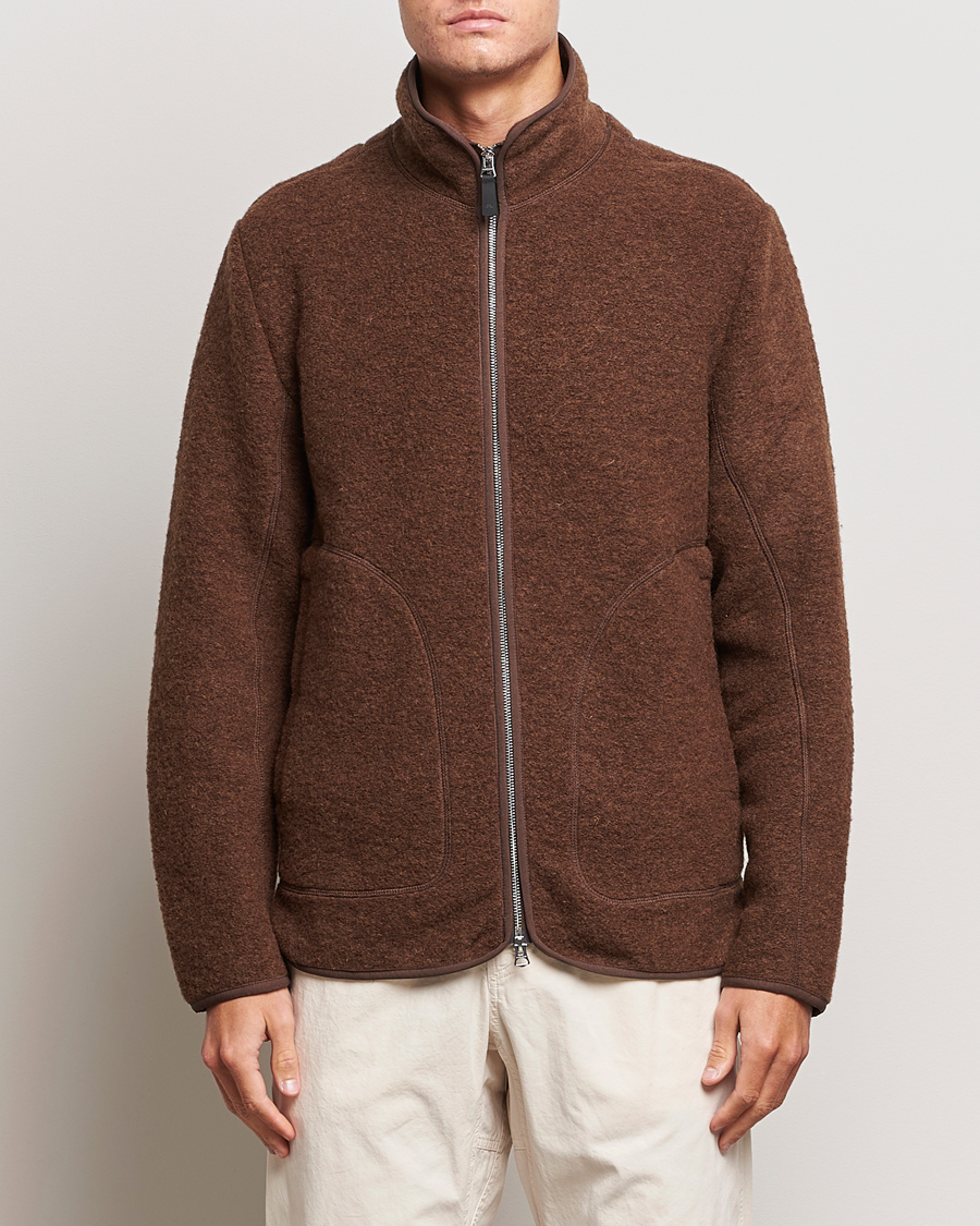 Heren | Fleece truien | J.Lindeberg | Dustin Wool Fleece Jacket Delicioso
