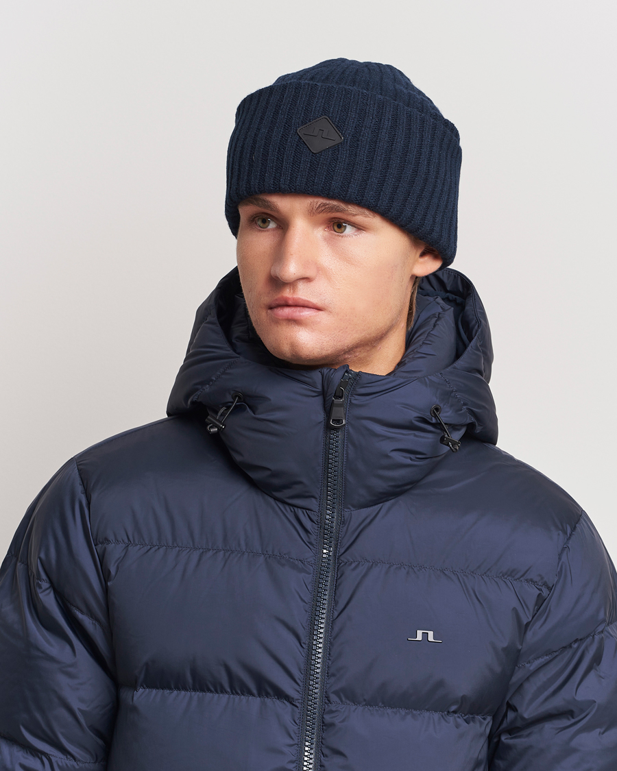 Heren |  | J.Lindeberg | Jive Wool Beanie Navy