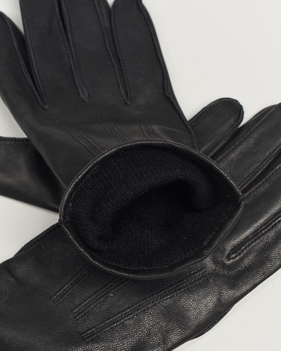 Heren | J.Lindeberg Milo Leather Glove Black | J.Lindeberg | Milo Leather Glove Black