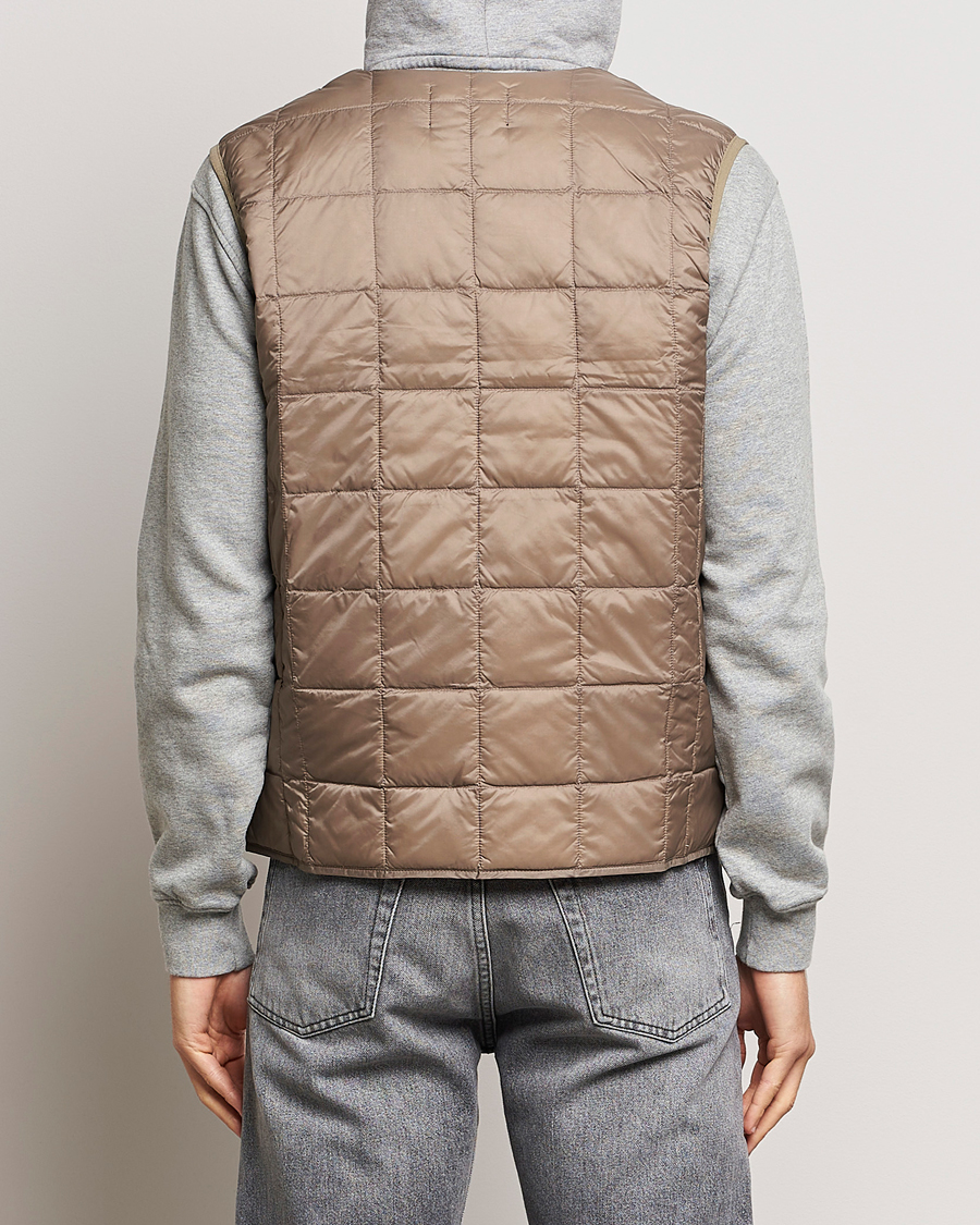 Heren | Jassen | TAION | V-Neck Lightweight Down Vest Khaki