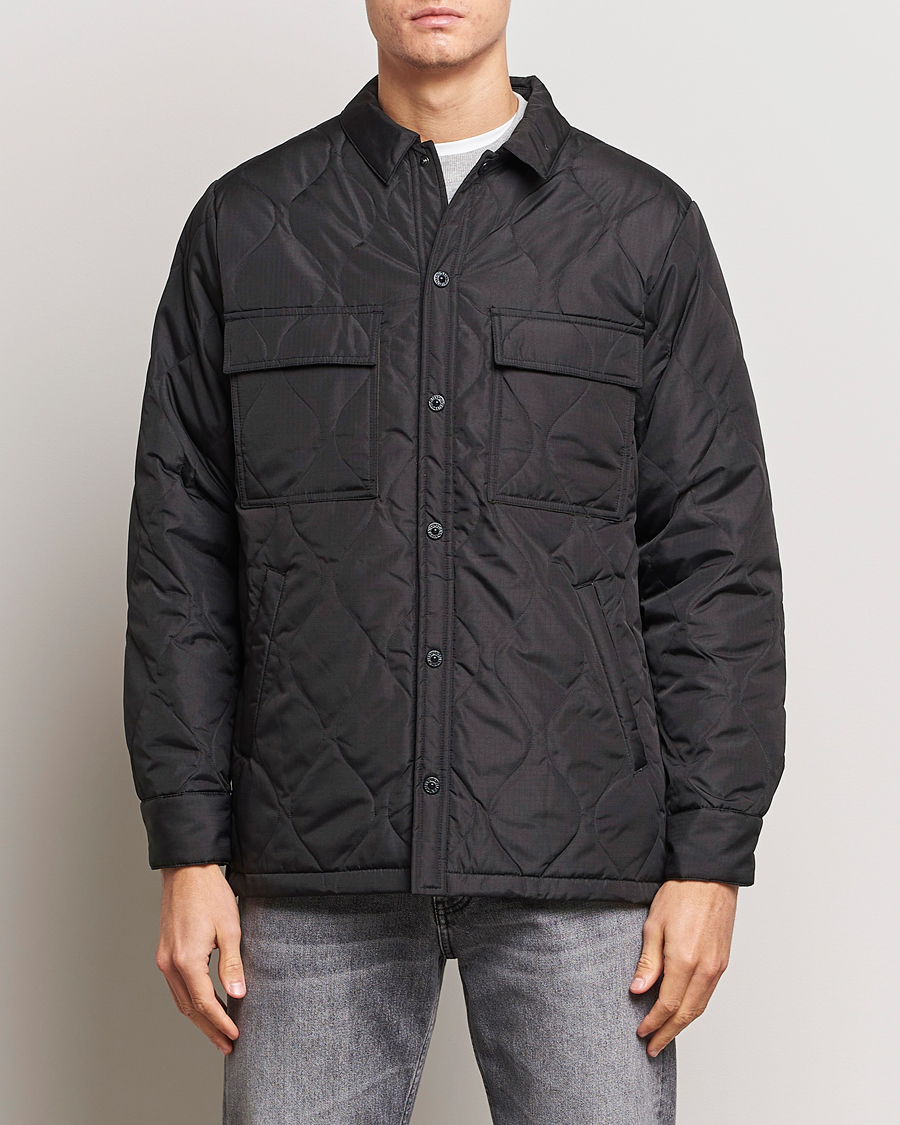 Heren | Jassen | TAION | Padded Military CPO Shirt Jacket Black