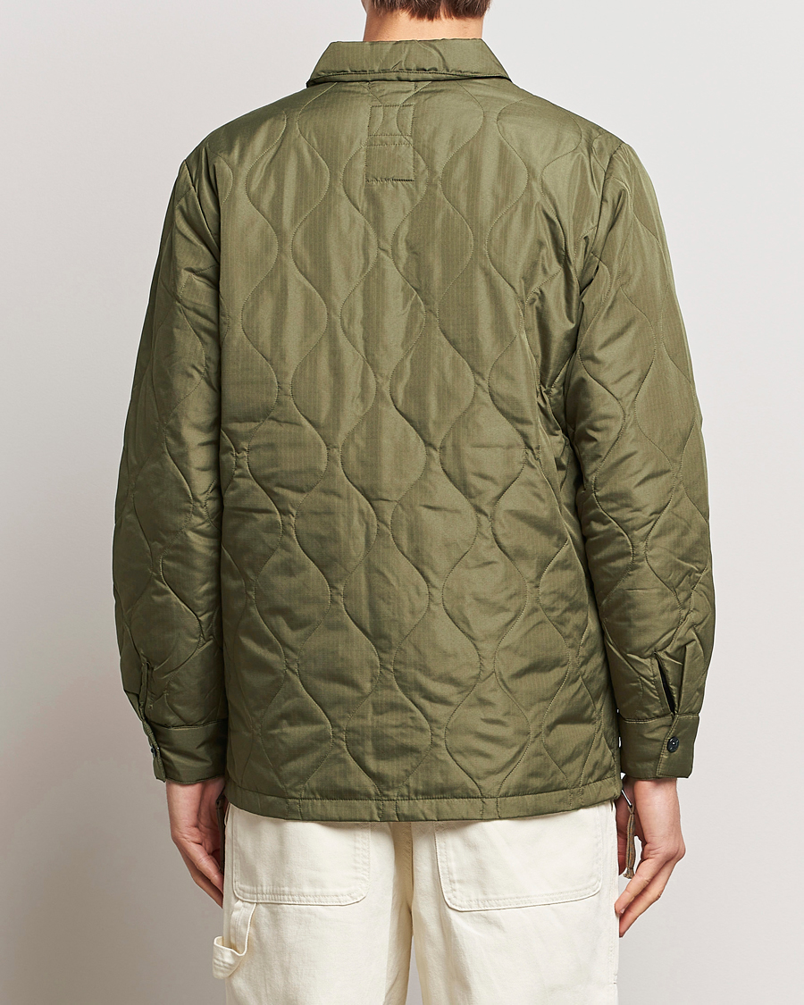 Heren | Jassen | TAION | Padded Military CPO Shirt Jacket Dark Olive