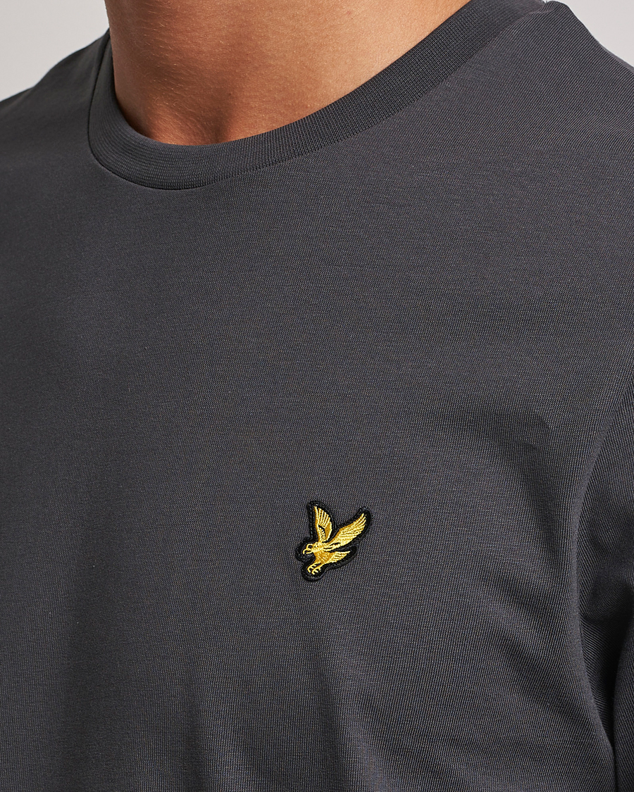 Heren | T-shirts | Lyle & Scott | Cotton Crew Neck T-Shirt Gunmetal