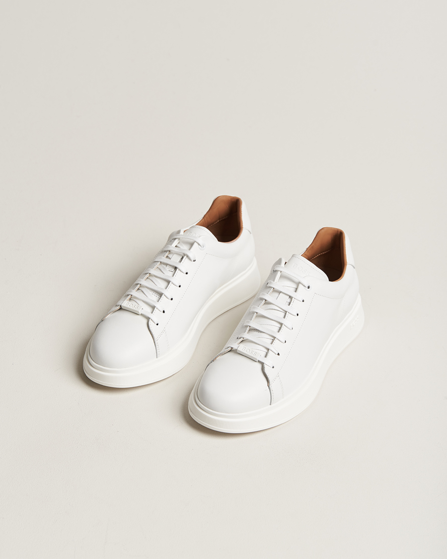 Heren | Schoenen | BOSS BLACK | Bulton Sneaker White