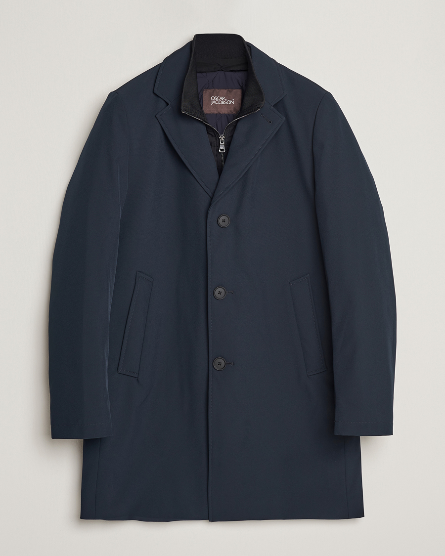 Heren | Jassen | Oscar Jacobson | Dalton Padded Coat Navy