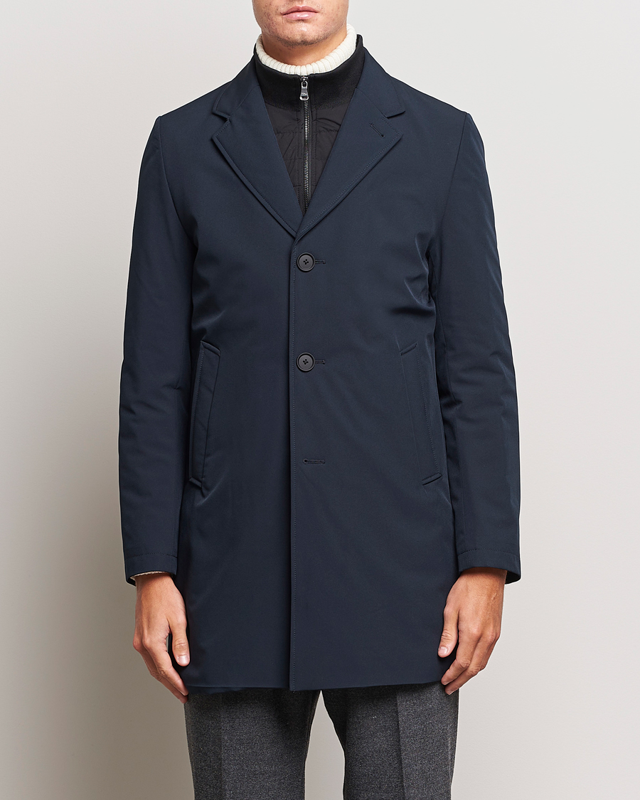 Heren | Jassen | Oscar Jacobson | Dalton Padded Coat Navy