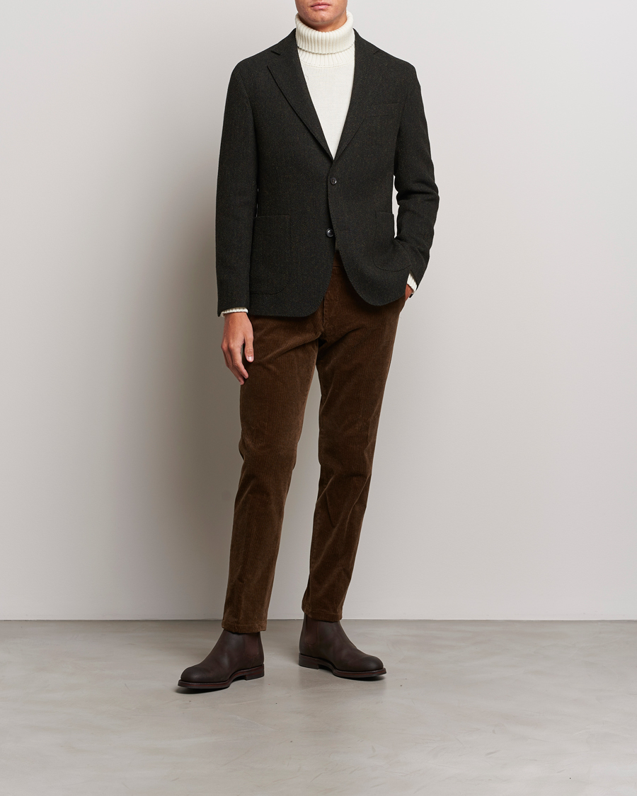 Heren | Broeken | Oscar Jacobson | Denz Corduroy Trousers Camel