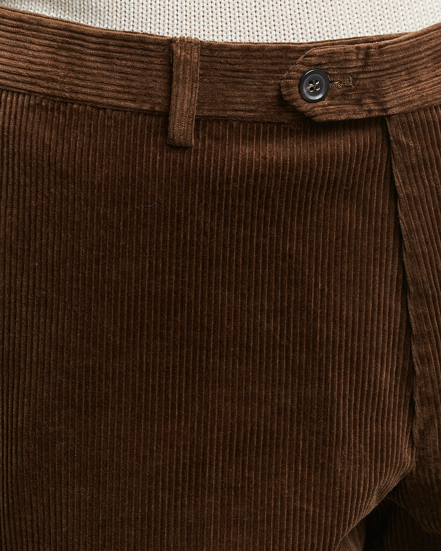 Heren | Broeken | Oscar Jacobson | Denz Corduroy Trousers Camel