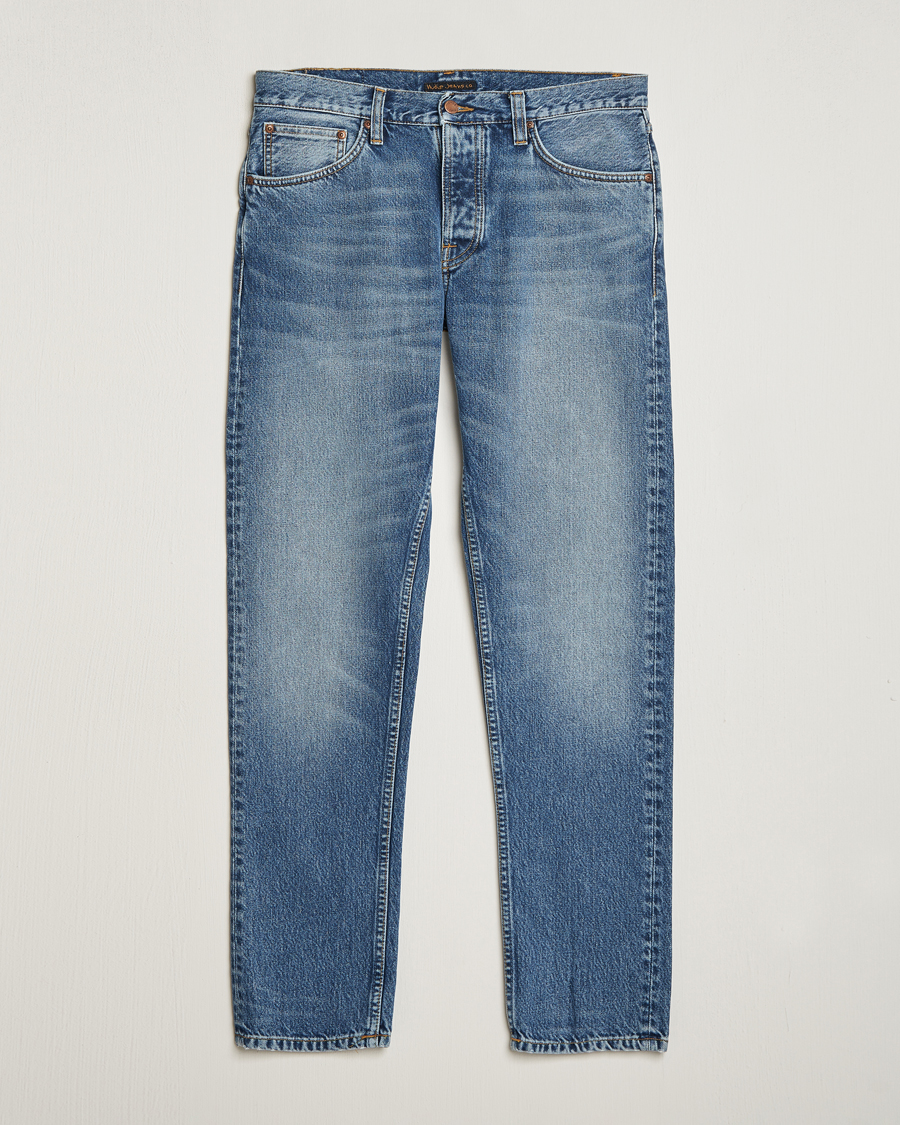 Heren | Nudie Jeans | Nudie Jeans | Steady Eddie II Jeans Blue Tornado
