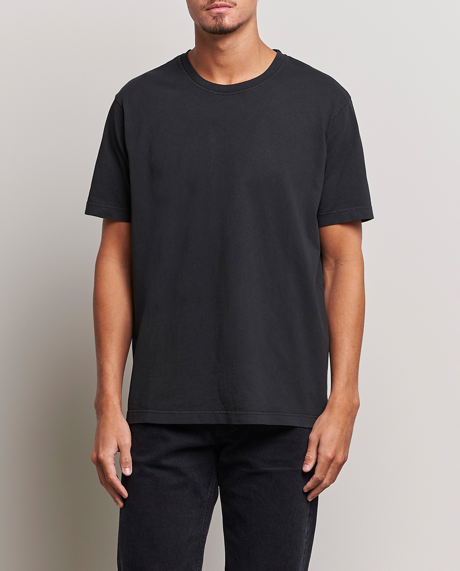 Heren | The Classics of Tomorrow | Nudie Jeans | Uno Everyday Crew Neck T-Shirt Black