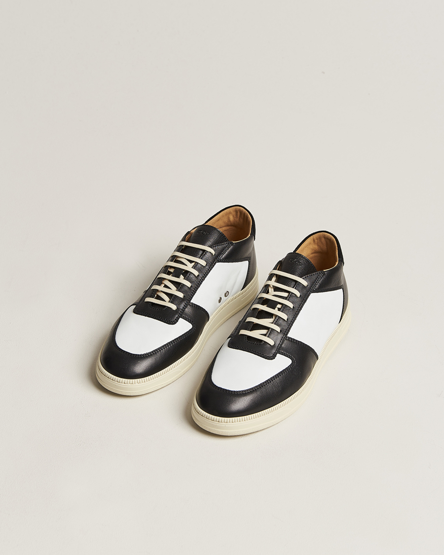 Heren | Suède schoenen | CQP | Cingo Leather Sneaker Black/White