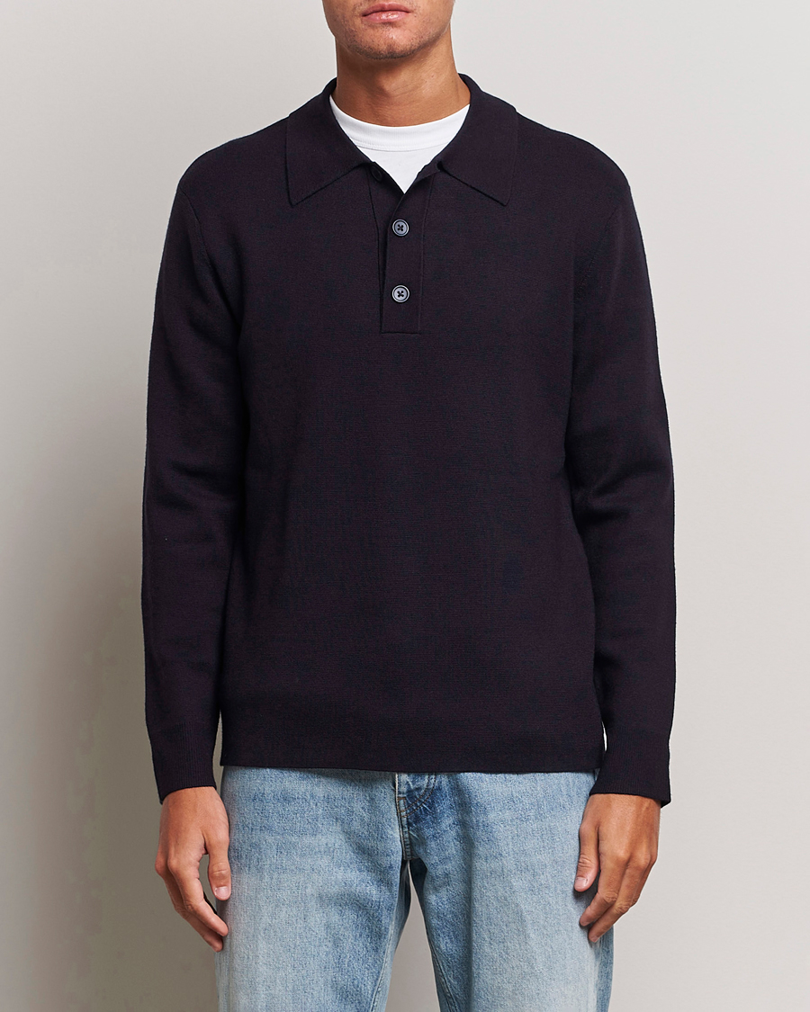 Heren | NN07 | NN07 | Harald Cotton/Modal Polo Navy Blue