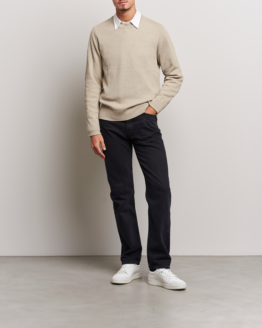 Heren | Truien | NN07 | Kevin Cotton Knitted Sweater Khaki