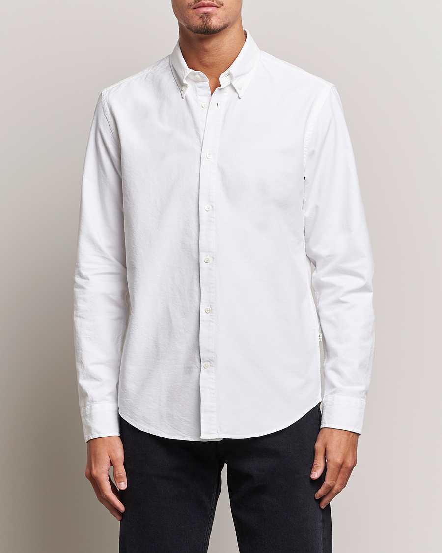 Heren |  | NN07 | Arne Button Down Oxford Shirt White