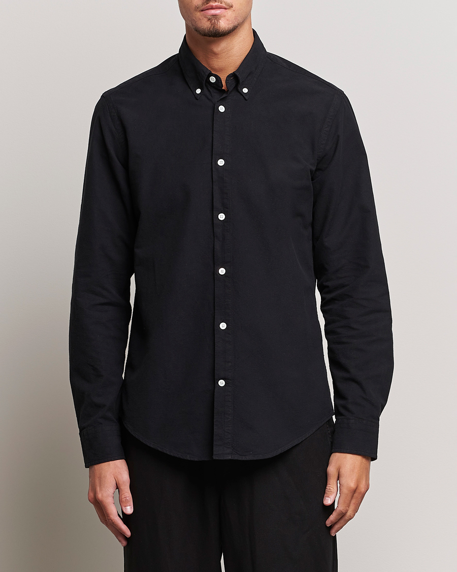Heren | Oxford overhemden | NN07 | Arne Button Down Oxford Shirt Black