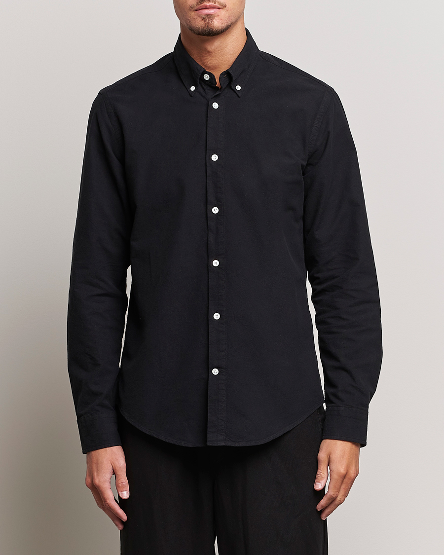 Heren | Kleding | NN07 | Arne Button Down Oxford Shirt Black