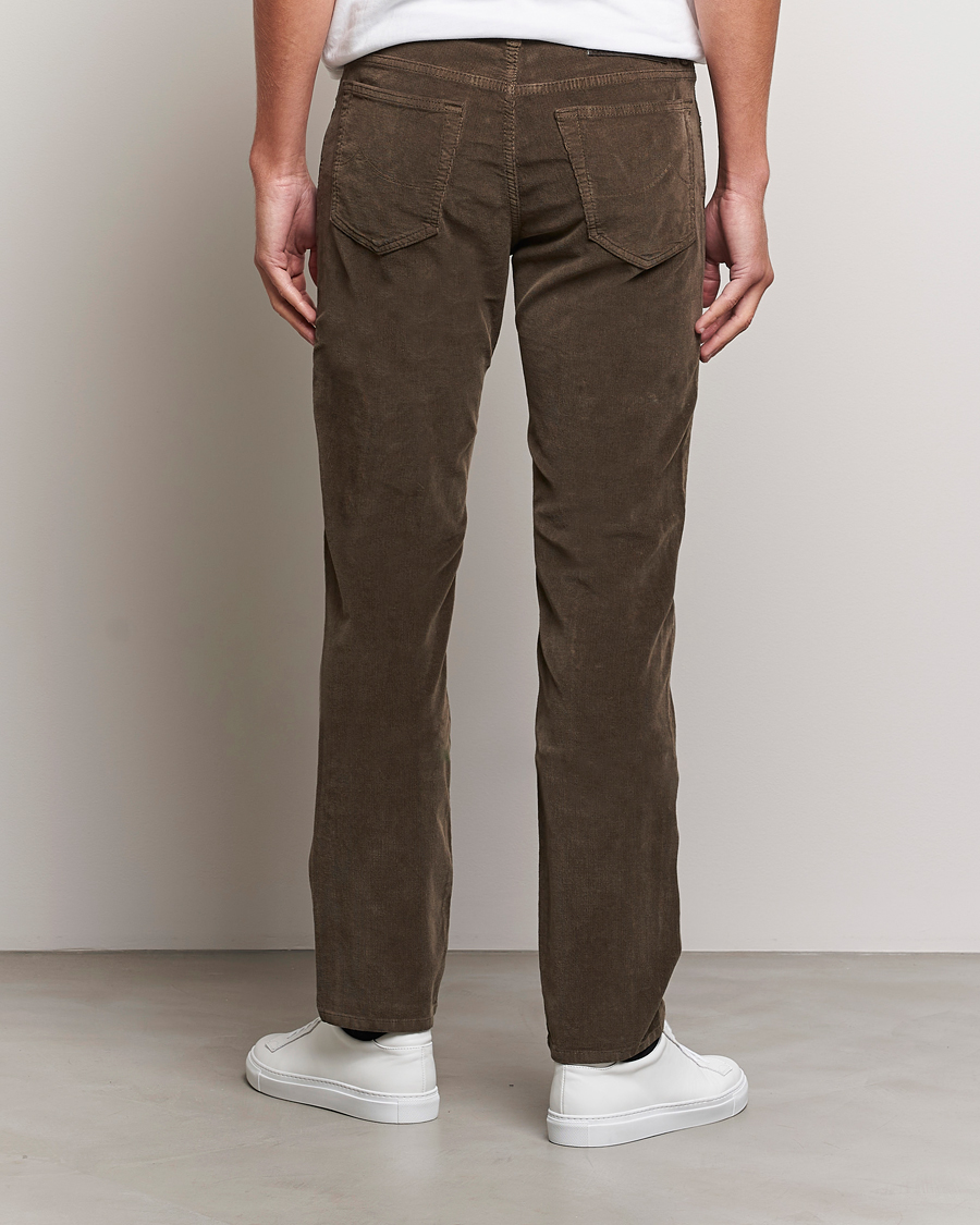 Heren | Broeken | Jacob Cohën | Bard 5-Pocket Corduroy Trousers Brown